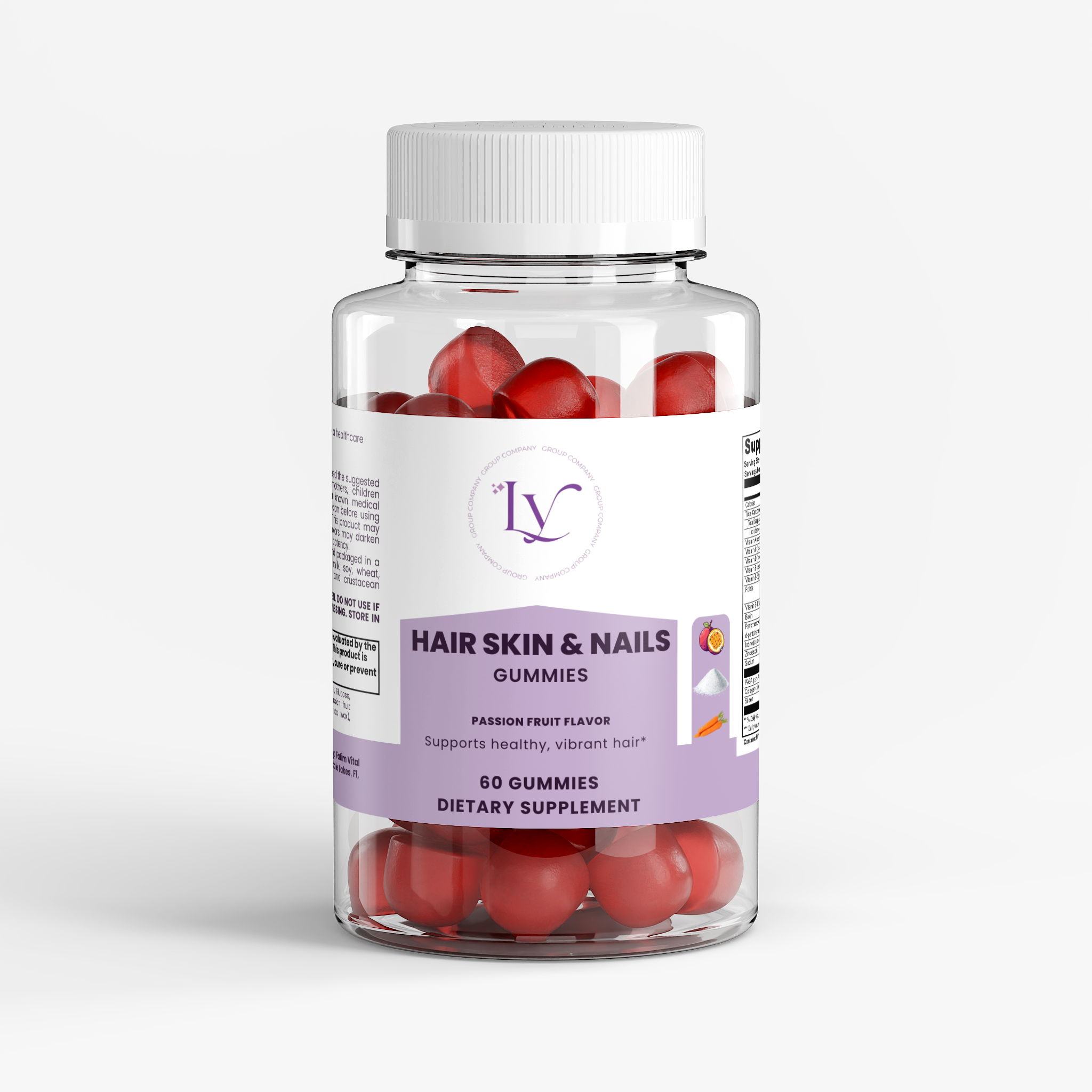 Beauty Gummies – Passion Fruit Flavor