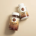 Lyannessence Hair, Skin and Nails supplements — capsules and passion fruit gummies